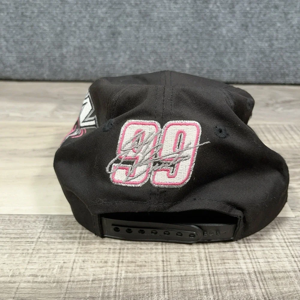 Jeff Burton #99‎ VTG NASCAR Exide Batteries Racing Team Snapback Hat Cap Roush
